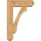 Ekena Millwork Imperial Craftsman Smooth Bracket w/ Offset Brace, Western Red Cedar, 7 1/2"W x 24"D x 36"H BKT0806X24X36IMP04SWR - alternate 3